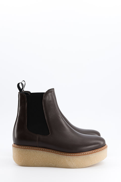 Pooky - chocolate leather chelsea boots