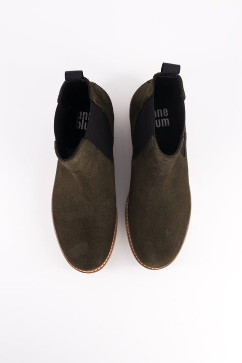 Pooky - chelsea boots daim kaki