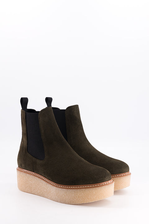 Chelsea boots Pooky - suede khaki