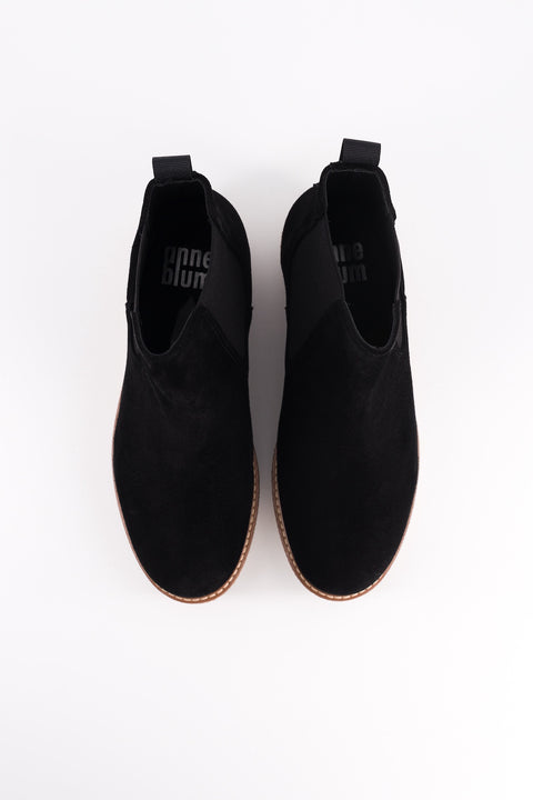 Pooky - chelsea boots daim noir