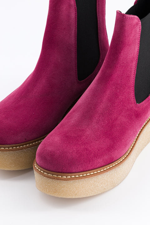 pooky - peony suede chelsea boots - size 37 - prototype
