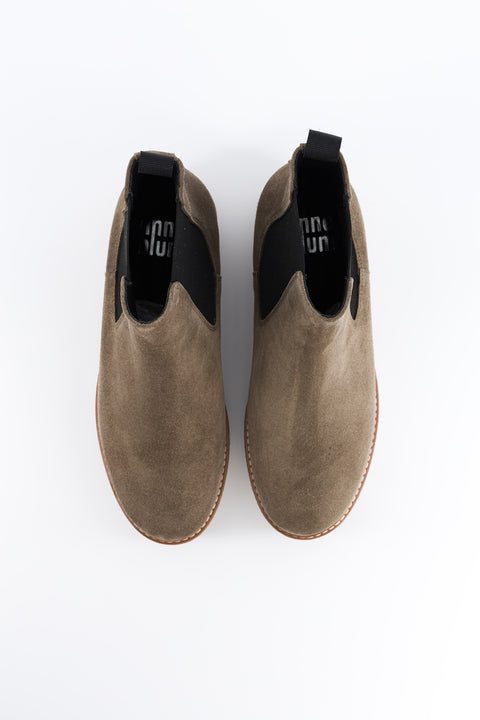 pooky - chelsea boots daim taupe - pointure 37 - prototype