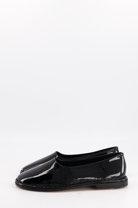 bessie - ballerine cuir vernis noir