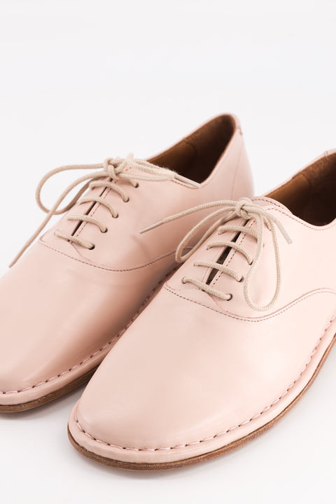 Bonnie - Nude nappa leather derby