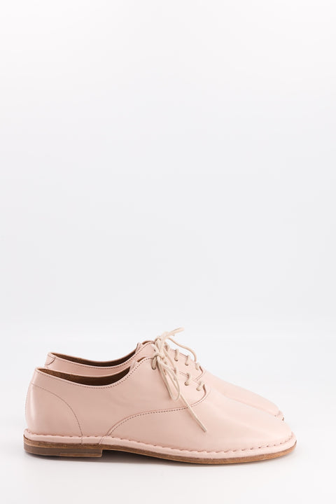 Bonnie - Nude nappa leather derby