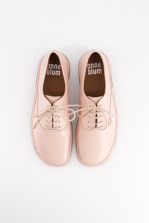 Bonnie - Nude nappa leather derby