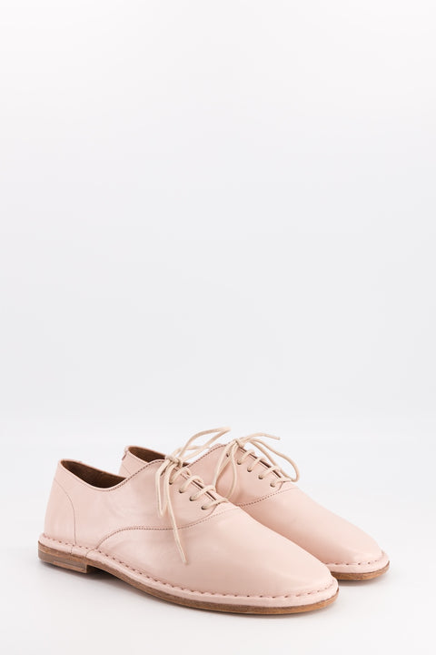 Bonnie - Nude nappa leather derby