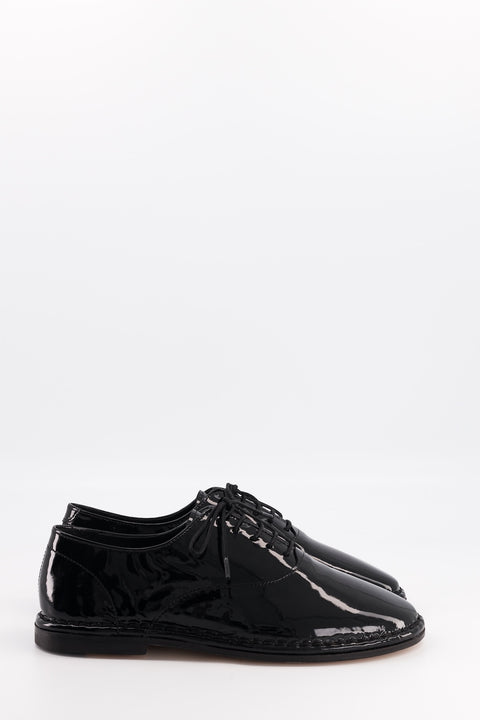 tony - derbies cuir vernis noir - pointure 37