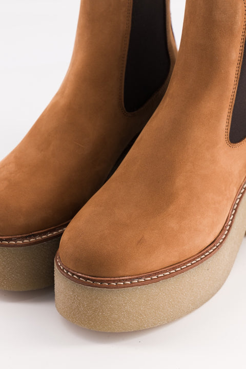 Dolly - chelsea boots nubuck camel - pointure 37