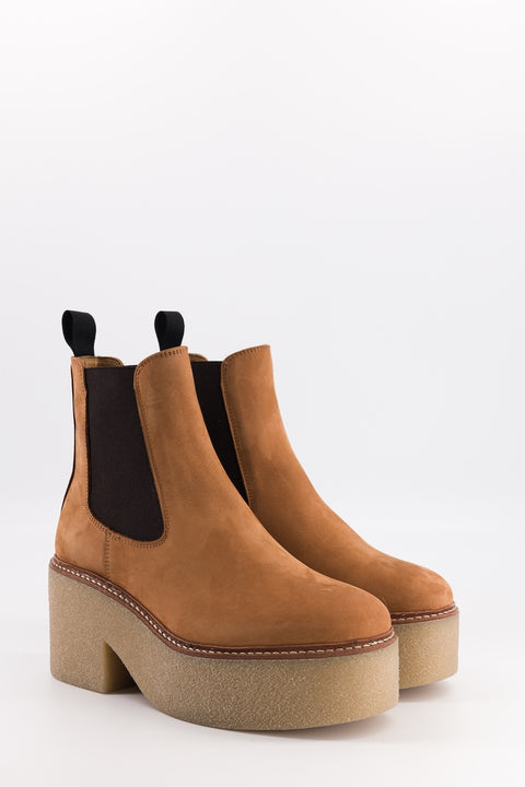 Dolly - chelsea boots nubuck camel - pointure 37