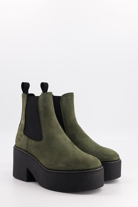 Dolly - chelsea boots nubuck kaki - pointure 37