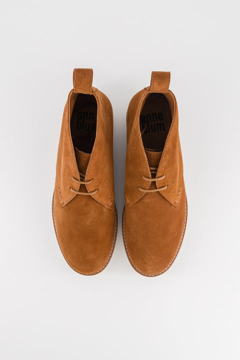 POLK - Chukka boots in suede gold