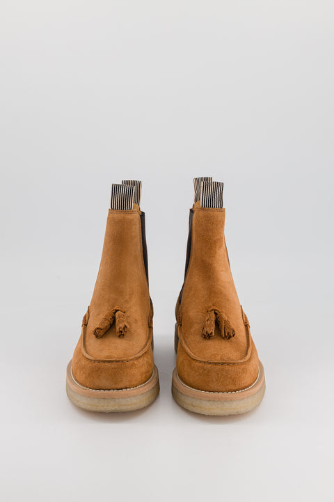 LISON - Chelsea boots in suede nuts