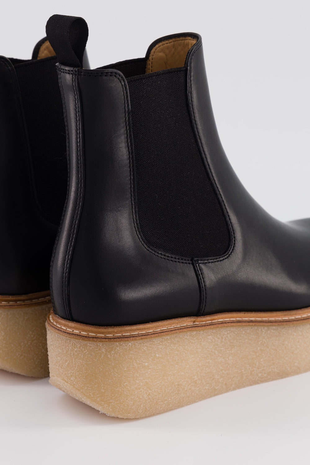 POOKY Chelsea boots in leather black AnneBlum