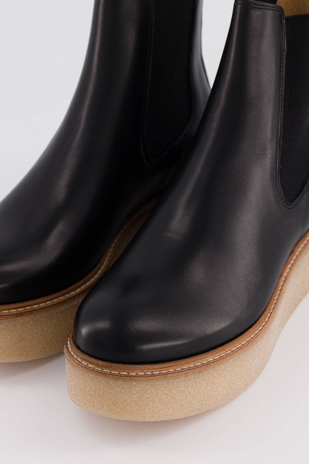 POOKY Chelsea boots in leather black AnneBlum